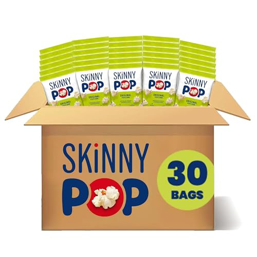 SkinnyPop Popcorn Individual Snack Size Bags