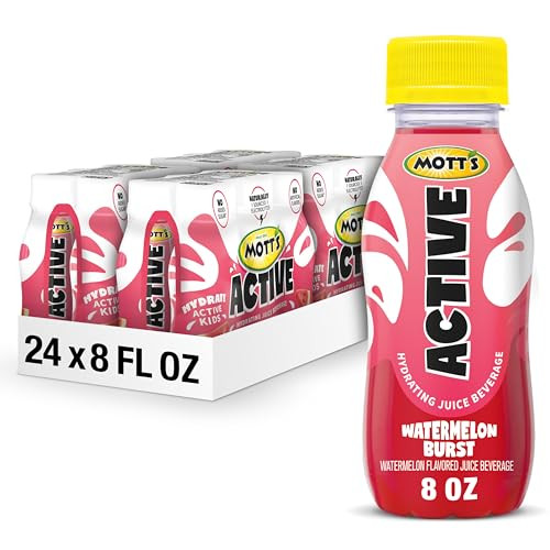 Mott's Active Hydrating Juice Beverage (Watermelon Burst), 24-Count