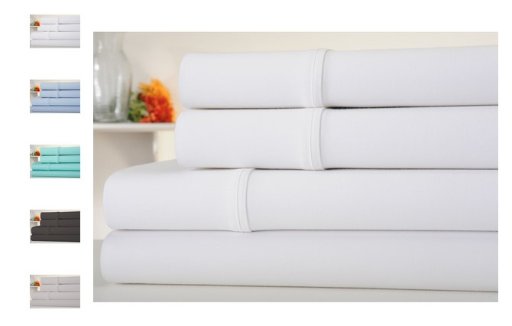 1,000-TC Egyptian Cotton Sheet Set by Luxury Home
