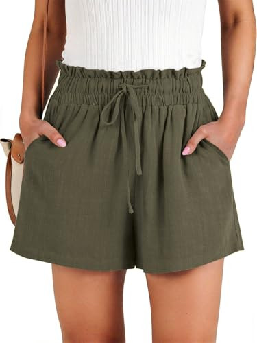 Summer Elastic Waist Shorts