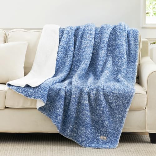Cozy Bliss Luxury Sherpa Throw Blanket 50" x 60" Deal