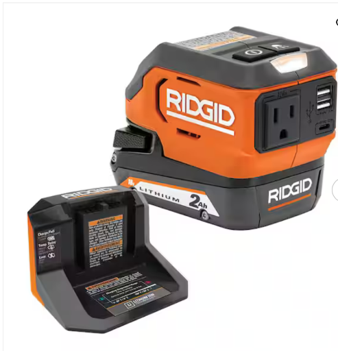 RIDGID 18V Cordless AC Inverter Kit