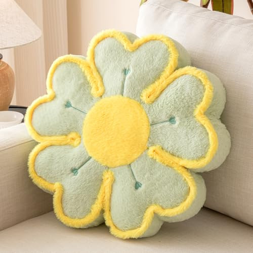 Flower Shaped Decorative Throw Pillow