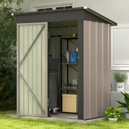 Patiowell Outdoor Metal Garden Storage Shed