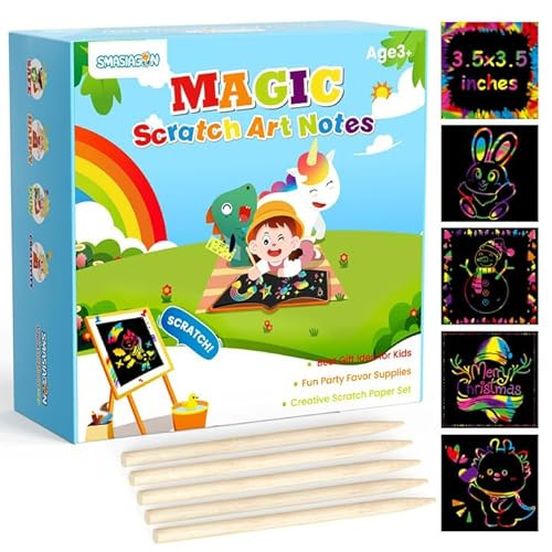 Rainbow Scratch Arts for Kids