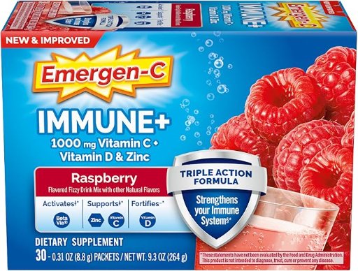 Emergen-C Immune+ Drink Powder, 30-Count