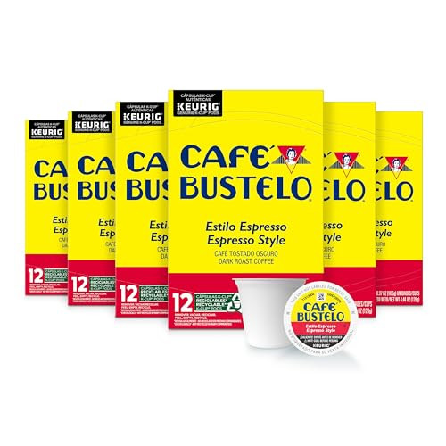 Café Bustelo Keurig K-Cup Pods 6-Pack, 72 Count