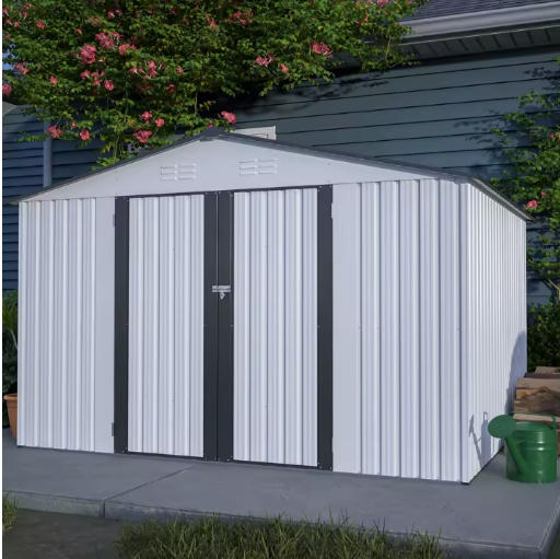 LZBEITEM 10X8 FT Outdoor Storage Shed