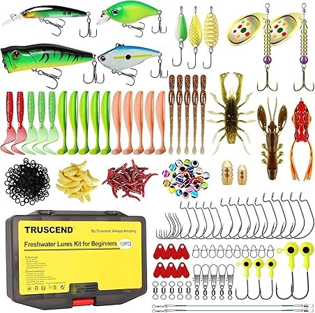 All-in-One Fishing Lures Kit (128 Pieces)