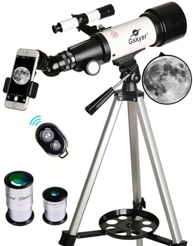 Astronomical Refracting Telescope W/Carry Bag, Phone Mount & Remote