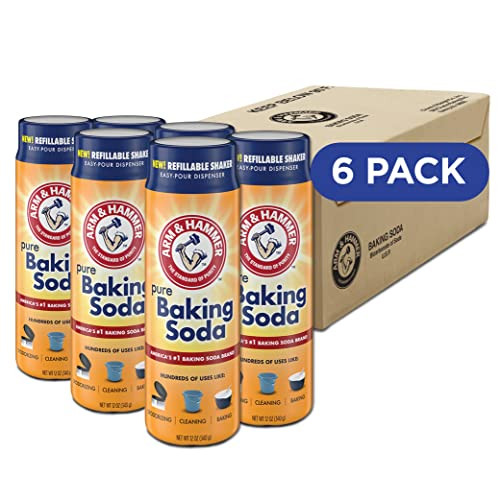 6pk of Arm & Hammer Pure Baking Soda Shaker - 12 Oz