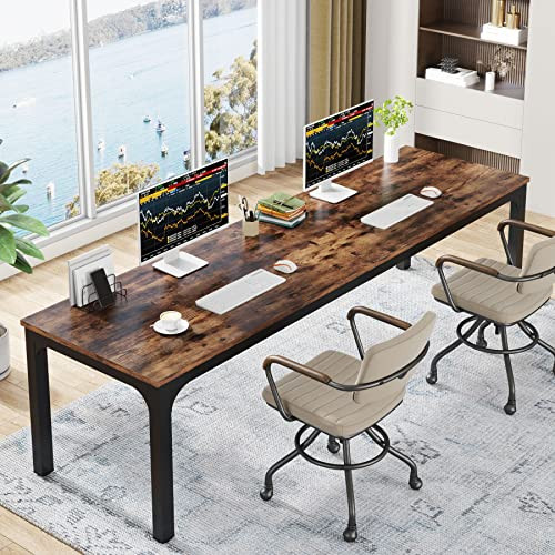 Tribesigns 94.5 Inch Double Long Computer Desk