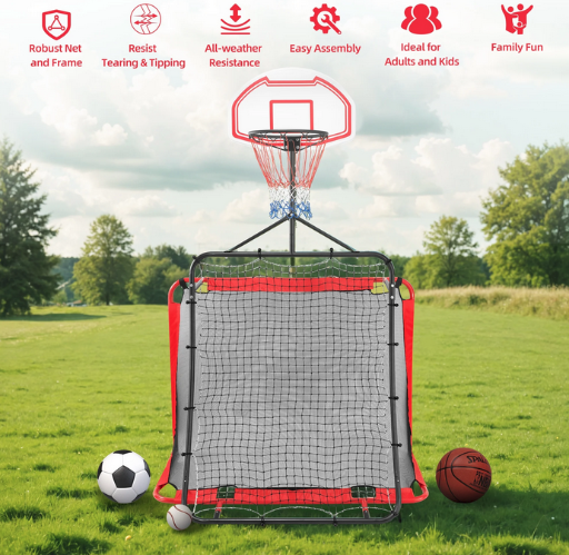 Segmart 5 In 1 All-in-One Outdoor Sports Set