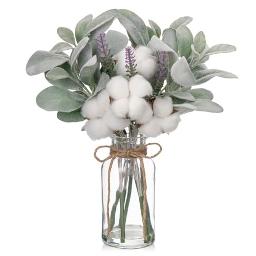 Briful Artificial Lamb’s Ear Stems
