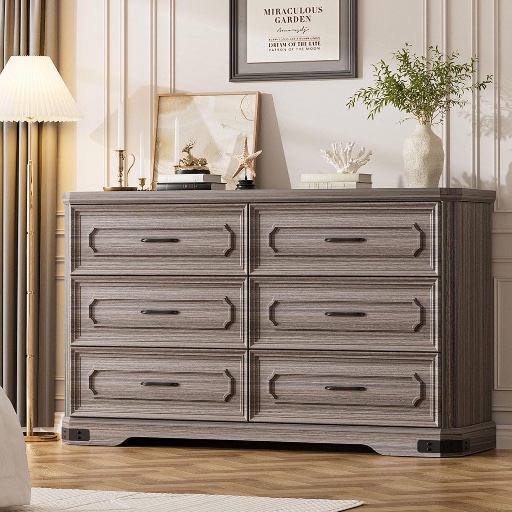Farmhouse 6-Drawer Dresser