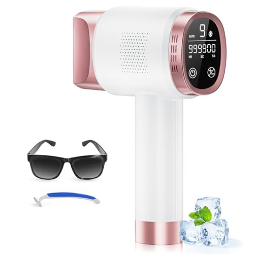 Aopvui Laser Hair Removal Device W/Ice Cooling System