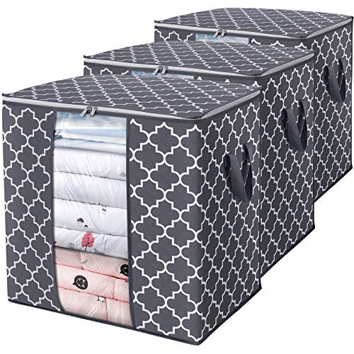 WISELIFE Storage Bags (3 Pack/100L)