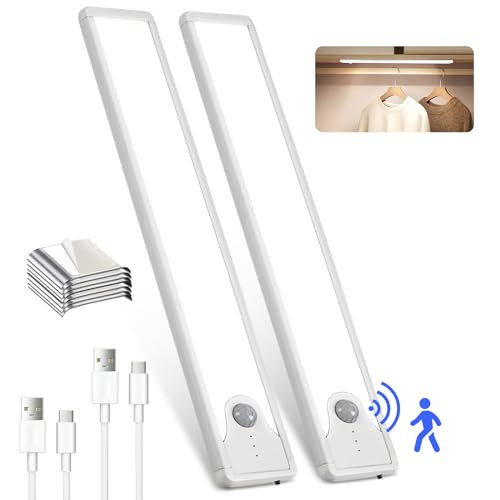 Rechargeable Magnetic Motion Sensor Light 2-Pack