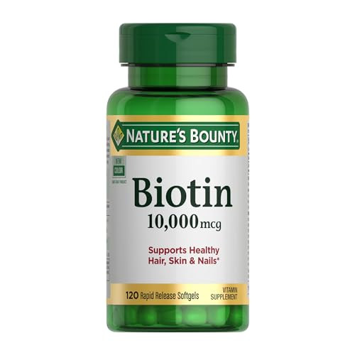 Nature's Bounty Biotin Rapid Release Softgels, 120 Count