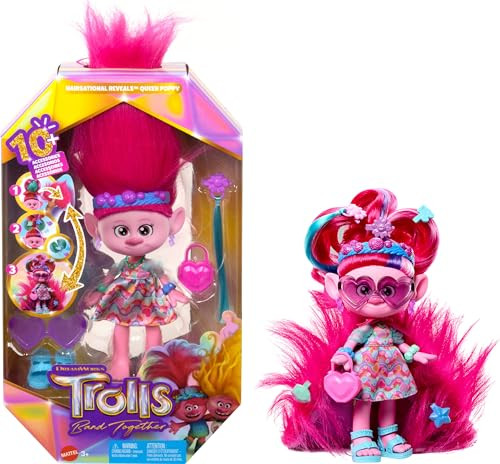 Mattel DreamWorks Trolls Queen Poppy Fashion Doll