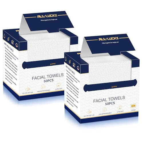 XL Facial Dry Towels 10"x12" (100 Count) Deal