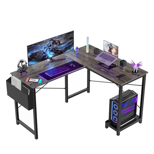 Sweetcrispy L-Shaped Reversible Computer Desk