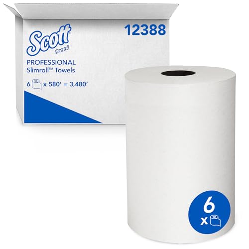 Scott Professional Slimroll Hard Roll Paper Towels (6 Rolls at 580' Each)