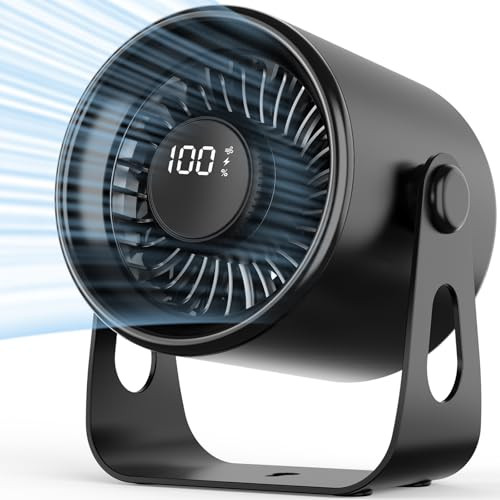 4000mAh Battery Operated Quiet Small Desk Fan