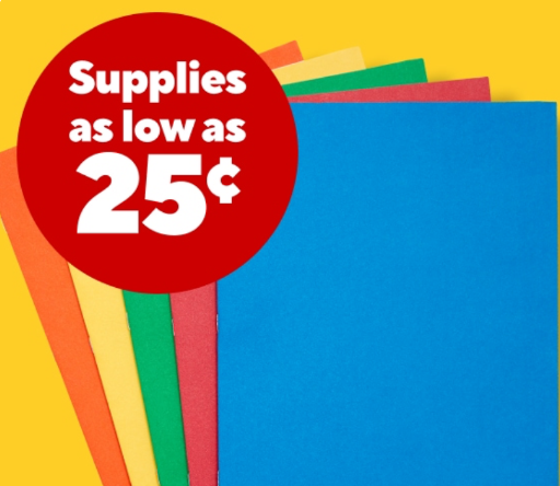 Staples Back to School Supplies SALE
