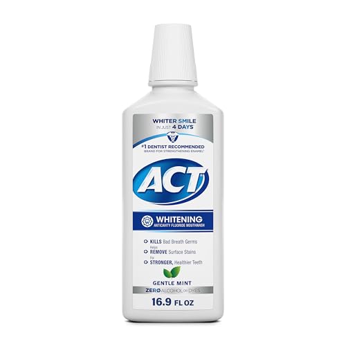 ACT Whitening + Anticavity Fluoride Mouthwash 16.9-Ounce Deal