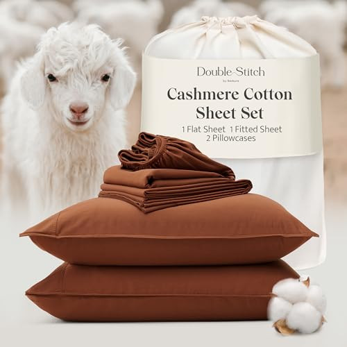 Bedsure Cashmere Cotton Sheet Set