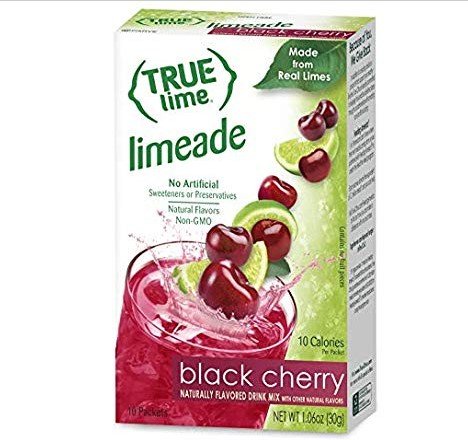True Lime Limeade Stick Pack Black Cherry, 10 Count