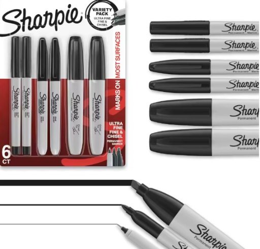 Permanent Markers Variety Pack