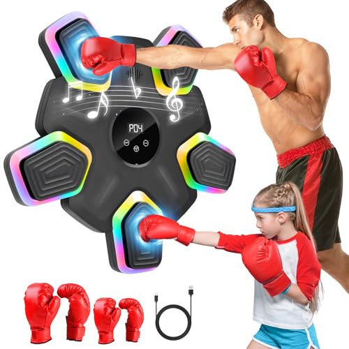 Music Boxing Machine with Parent-Child Gloves