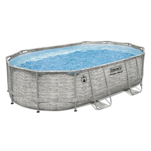 Coleman Oval Metal Frame Above Ground Pool Set