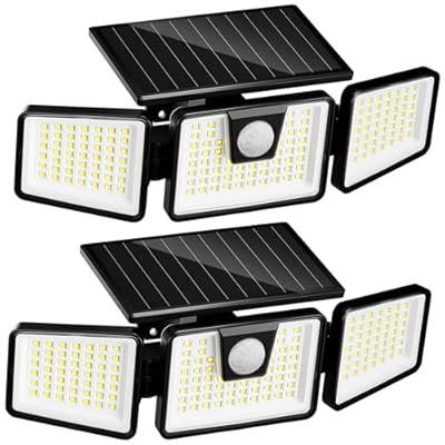 INCX Solar Outdoor Waterproof Lights (2-Pack)