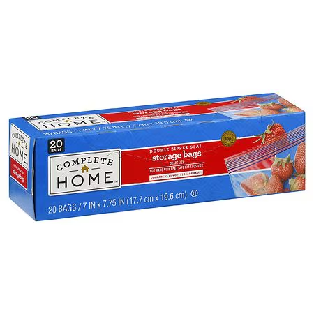 Walgreens Complete Home Food Storage Bags