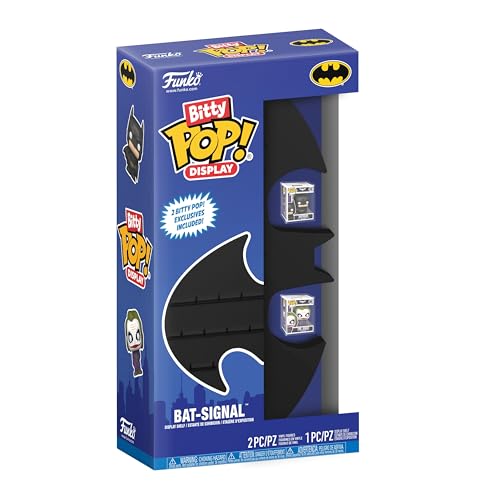 Funko Pop! Bitty Display Batman Signal, Includes Batman & Joker, Holds 18 Characters