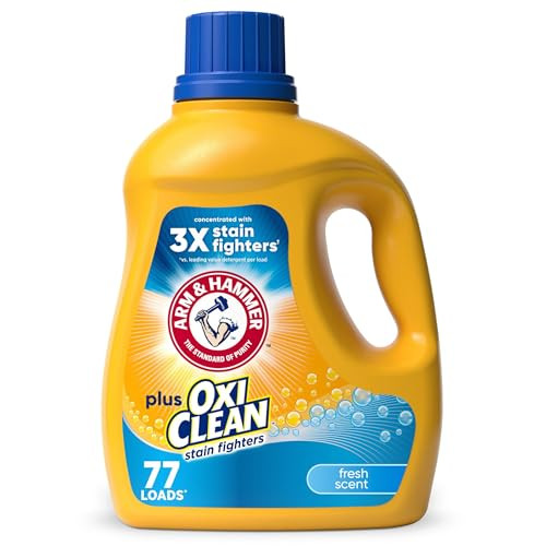 Arm & Hammer Plus OxiClean Fresh Scent Laundry Detergent, 100.5 Fl. Oz. 