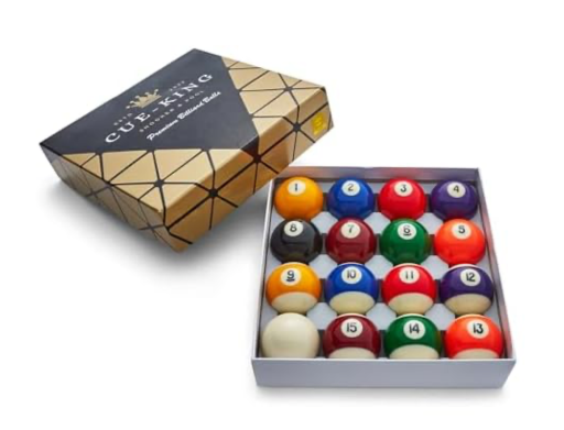 Cue-King Pool and Billiard Balls Set