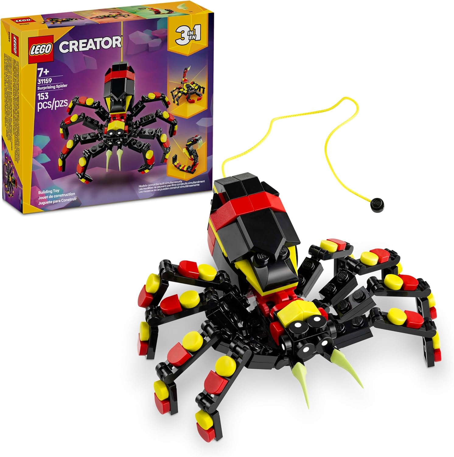 LEGO Creator Wild Animals 3-in-1 Surprising Spider