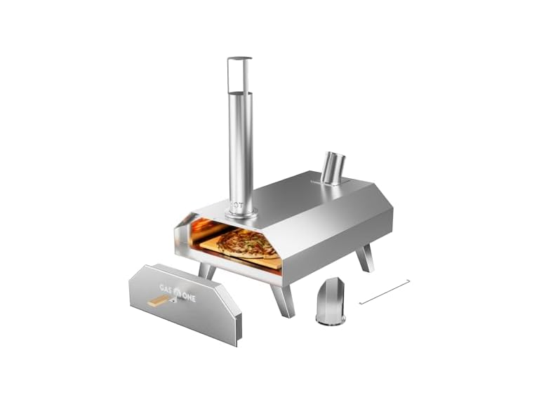 GasOne PZW-12A 12-inch Wood Pellet Pizza Oven