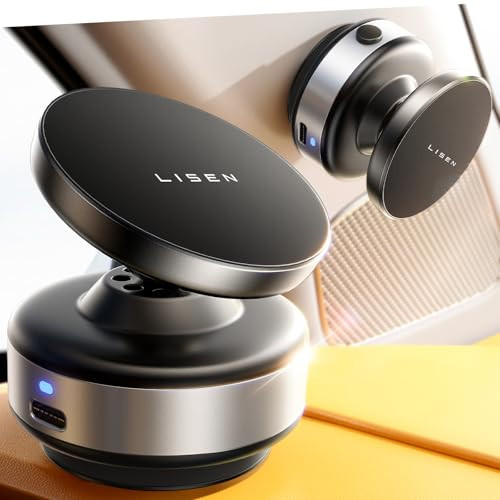 LISEN Electric Vacuum Suction Car Phone Mount