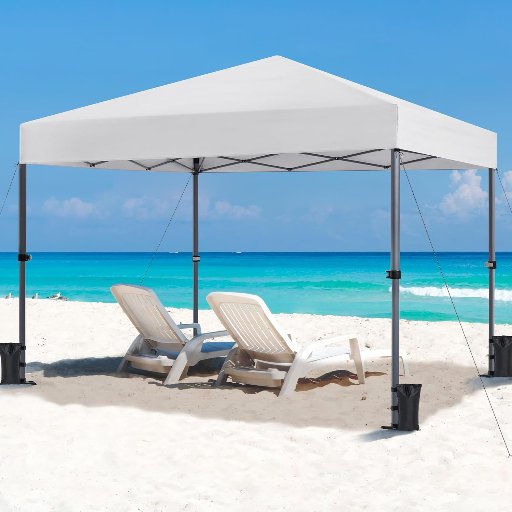 Yaheetech 10x10 1-Person Setup Pop Up Canopy Tent