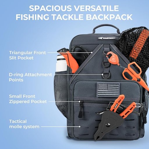 KastKing Karryall Medium Fishing Tackle Daily Backpack