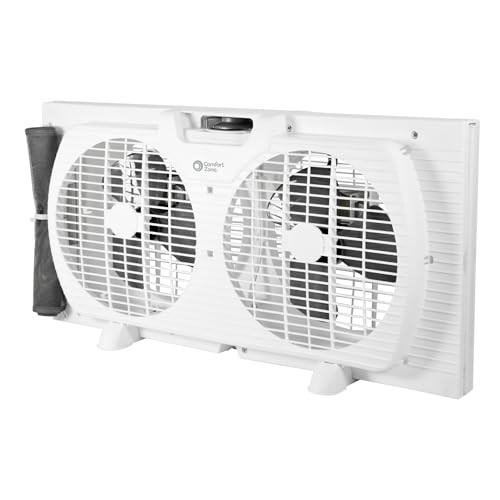 BLACK+DECKER Comfort Zone Twin Window Fan