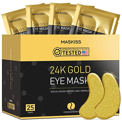 24k Gold Under Eye Patches (25 Pairs)