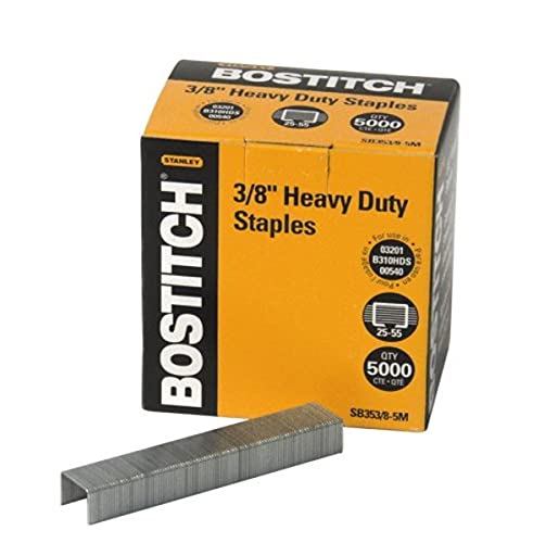 Bostitch Office Heavy Duty Premium Staples 5,000 Per Box