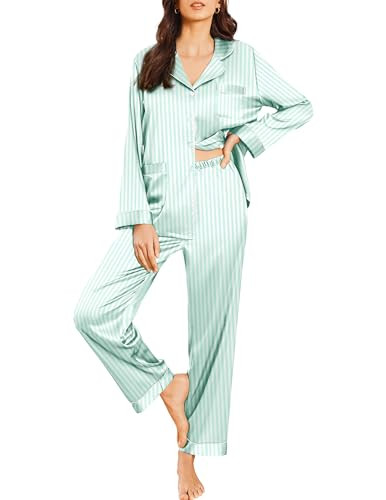 Ekouaer Silk Pajamas