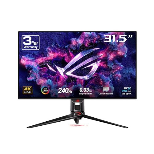 ASUS Rog Swift 4K QD-OLED Gaming Monitor
